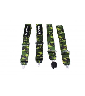 Racing seat belts SLIDE Quick 4p 3" Camo