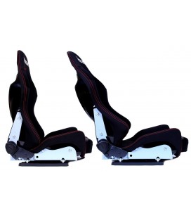 Racing seat LOW MAX K608 BLACK GREY