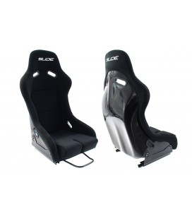 Racing seat SLIDE R1 material Black L