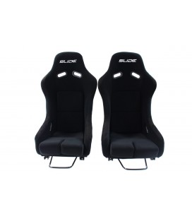 Racing seat SLIDE R1 material Black S