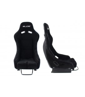 Racing seat SLIDE RS suede Black M