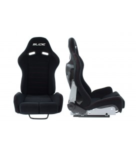 Racing seat SLIDE X3 material Black L