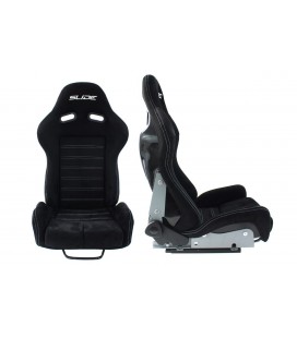 Racing seat SLIDE X3 suede Black L