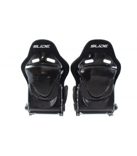 Racing seat SLIDE X3 suede Black L