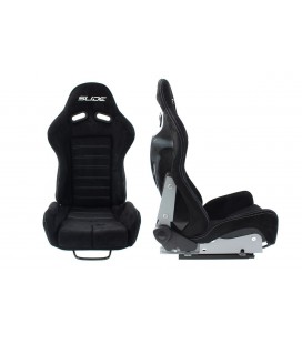 Racing seat SLIDE X3 suede Black M