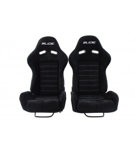 Racing seat SLIDE X3 suede Black M