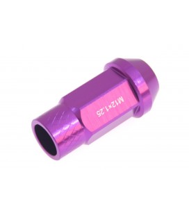 Racing wheel lug nuts JBR 50mm M12 x1.25 PURPLE