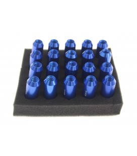 Racing wheel lug nuts JBR 60mm M12 x1.5 BLUE