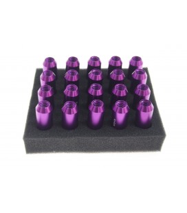 Racing wheel lug nuts JBR 60mm M12 x1.5 PURPLE