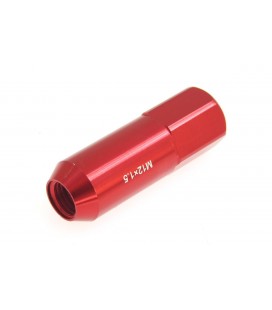 Racing wheel lug nuts JBR 60mm M12 x1.5 RED