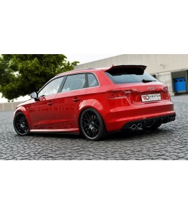 Rear Side Splitters Audi S3 8V Sportback