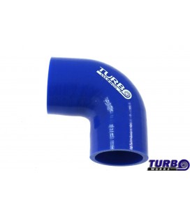 Reduction silicone elbow TurboWorks Blue 90deg 51-70mm