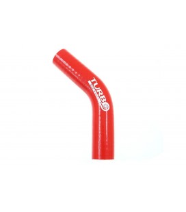 Reduction silicone elbow TurboWorks Red 45deg 15-20mm