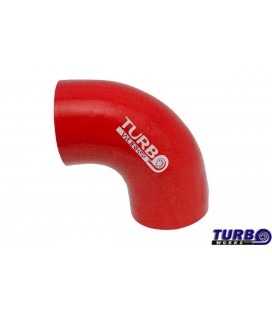 Reduction silicone elbow TurboWorks Red 90deg 70-76mm