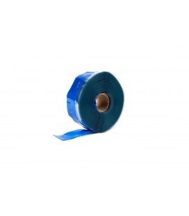 Savaime besilydanti silikonė juosta TurboWorks 25mm x 0.3mm 3.5m Blue