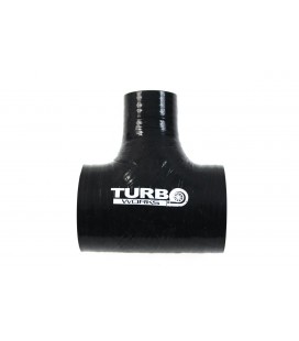 Silikoninis sujungimas T-Piece TurboWorks juodas 45-32mm