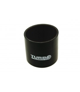 Silikoninis sujungimas TurboWorks juodas 63mm