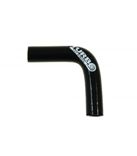 Silicone elbow 90st TurboWorks Black 10mm