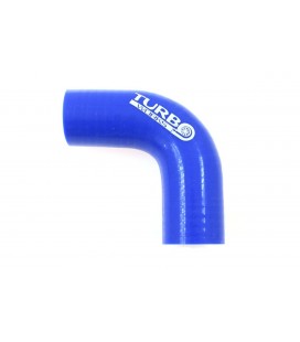 Silicone elbow TurboWorks Blue 90deg 38mm