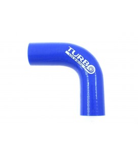 Silicone elbow TurboWorks Blue 90st 10mm