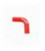 Silicone elbow TurboWorks Red 90st 18mm XL