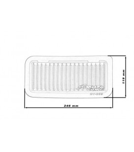 Stock replacement air filter SIMOTA OT009 246X119mm