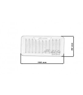 Stock replacement air filter SIMOTA OV014 198X92mm