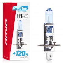 Hologeninės lemputė H1 12V 55W LumiTec Super White +120%
