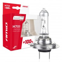 Hologeninės lemputės H7 12V 55W LumiTec SILVER +100% DUO