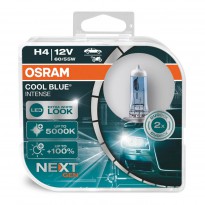 Hologeninės lemputės Osram H4 12V 60/55W P43t Cool Blue NEXT GEN 5000K 2 pcs