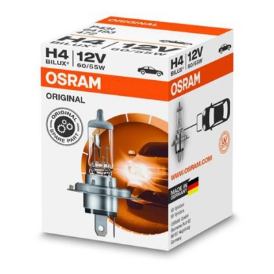 Hologeninės lemputė Osram H4 12V 60/55 P43T