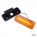 Marker outline LED light AMiO OM-02-O rectangular, orange