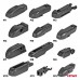 Flat wiper blade MultiConnect 13" (330mm) 12 adapters