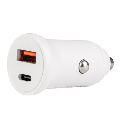 USB Kroviklis PCH PRO-07 USB-C+USB 20W Fast Charging 12/24V