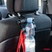 Car headrest hanger hooks
