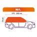 Halfsize car cover - size hatchback M/L