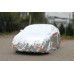 ALUMINIUM CAR COVER with ZIP, REFLECTIVE, 120g + cotton,Silver,  size: M