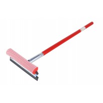 Squeegee with wooden stick