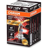 Hologeninės lemputė OsramH7 12V 55W PX26d NIGHT BREAKER 200 /1 pcs