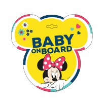 Sign BABY ON BOARD MINNIE