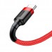 USB to USB-C cable Baseus Cafule 1.5A 1m red