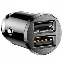 Automobilinis kroviklis BASEUS GRAIN 2x USB 5V 3.1A black