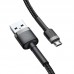 USB to micro USB cable Cafule 2.0A 3m black&gray Baseus