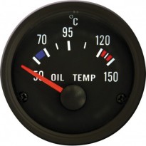 Autogauge VDO stiliaus tepalo temperatūros indikatorius 51mm