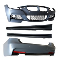 BMW 3-serija F30 2011+ M stiliaus bamperių komplektas